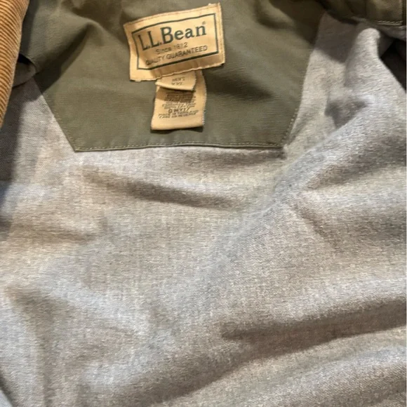 L.L. Bean Barn Chore Jacket with Corduroy collar XXL Tall in cotton canvas - Picture 7 of 9